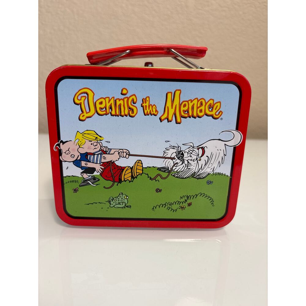 Vintage metal Dennis the Menace Lunchbox circa 1998 ￼